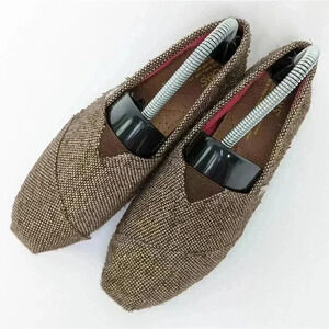 Toms Alpargata Herringbone Flats - 8